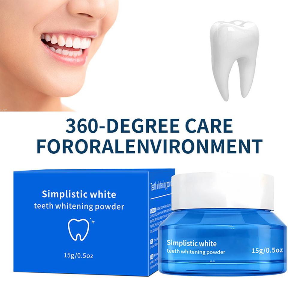 Teeth Whitening Flash - 15g Teeth Whitening Powder Premium Enamel