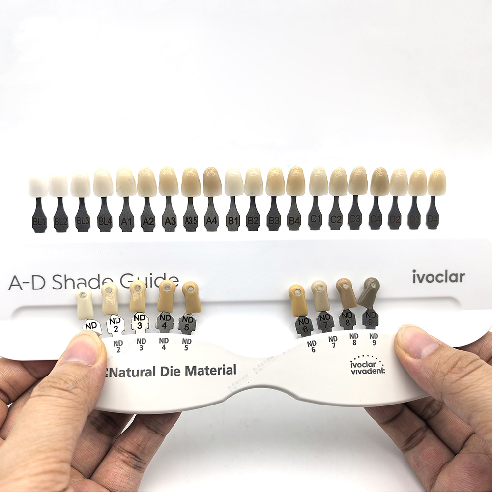 Teeth Whitening/Bleaching - Ivoclar Dental Shade Guide Crown Restoration