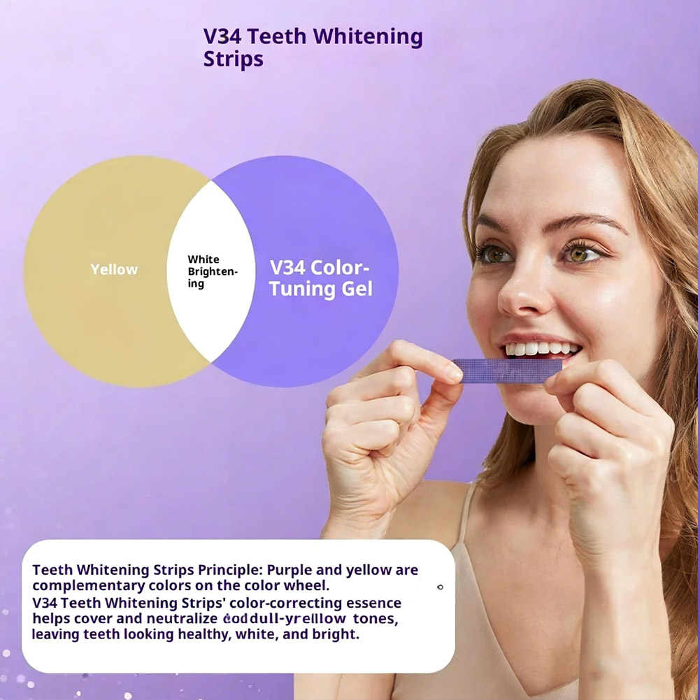 7pcs Purple Teeth Whitening St - Teeth Whitening/Bleaching 评论和价格