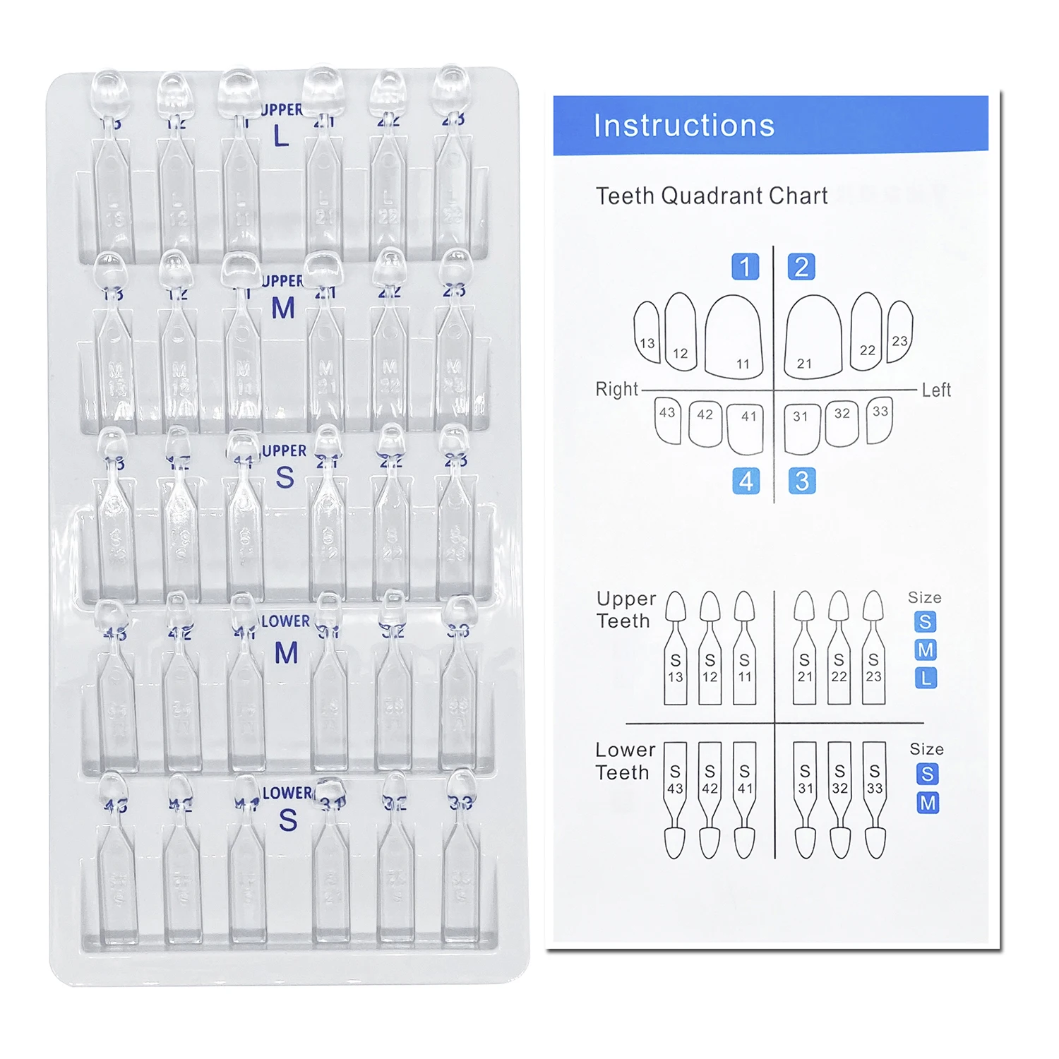 32pcs/Set Dental Veneer Mould  - Teeth Whitening Home 评论和价格