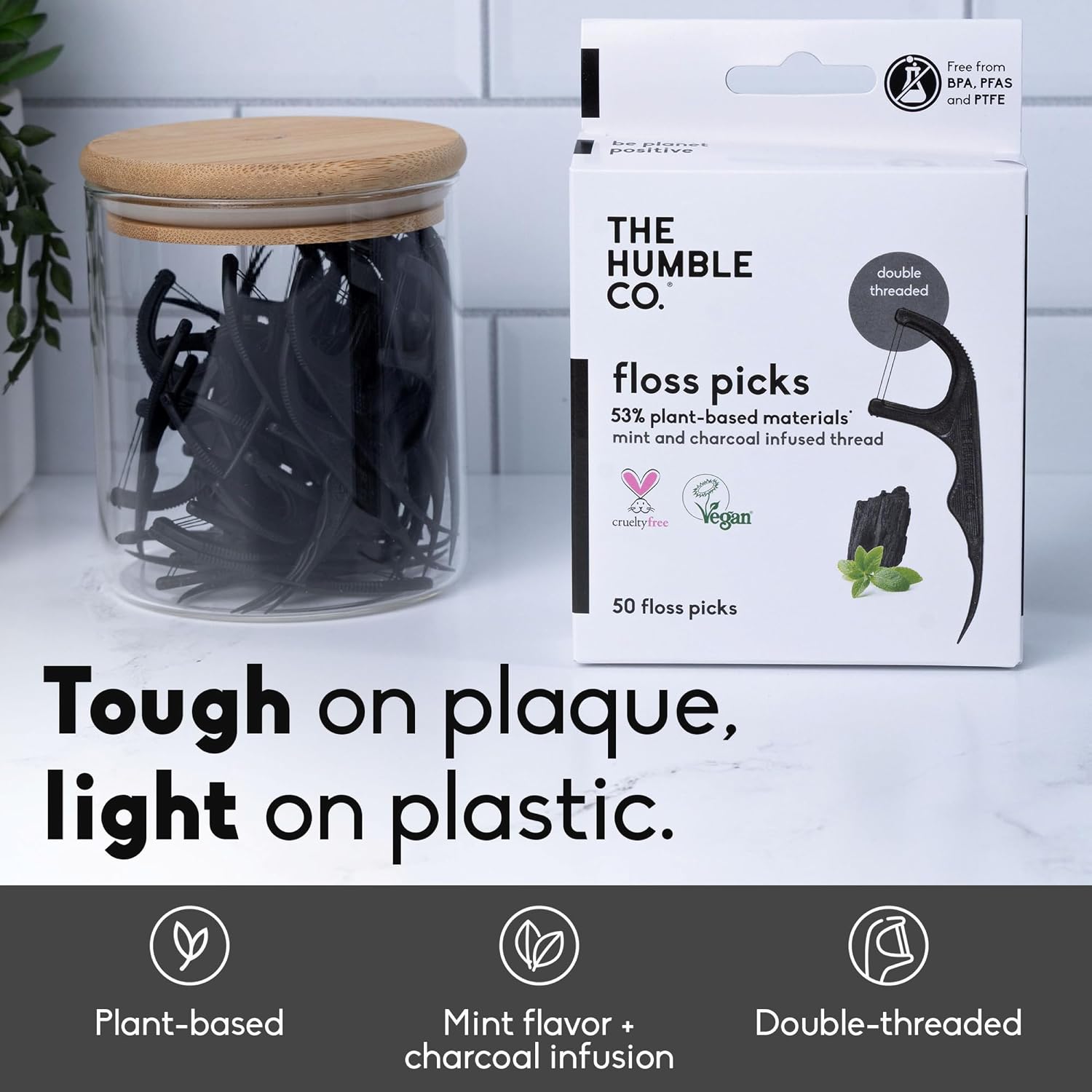 Dental Floss Picks Double Thre - Dental Floss Picks 评论和价格