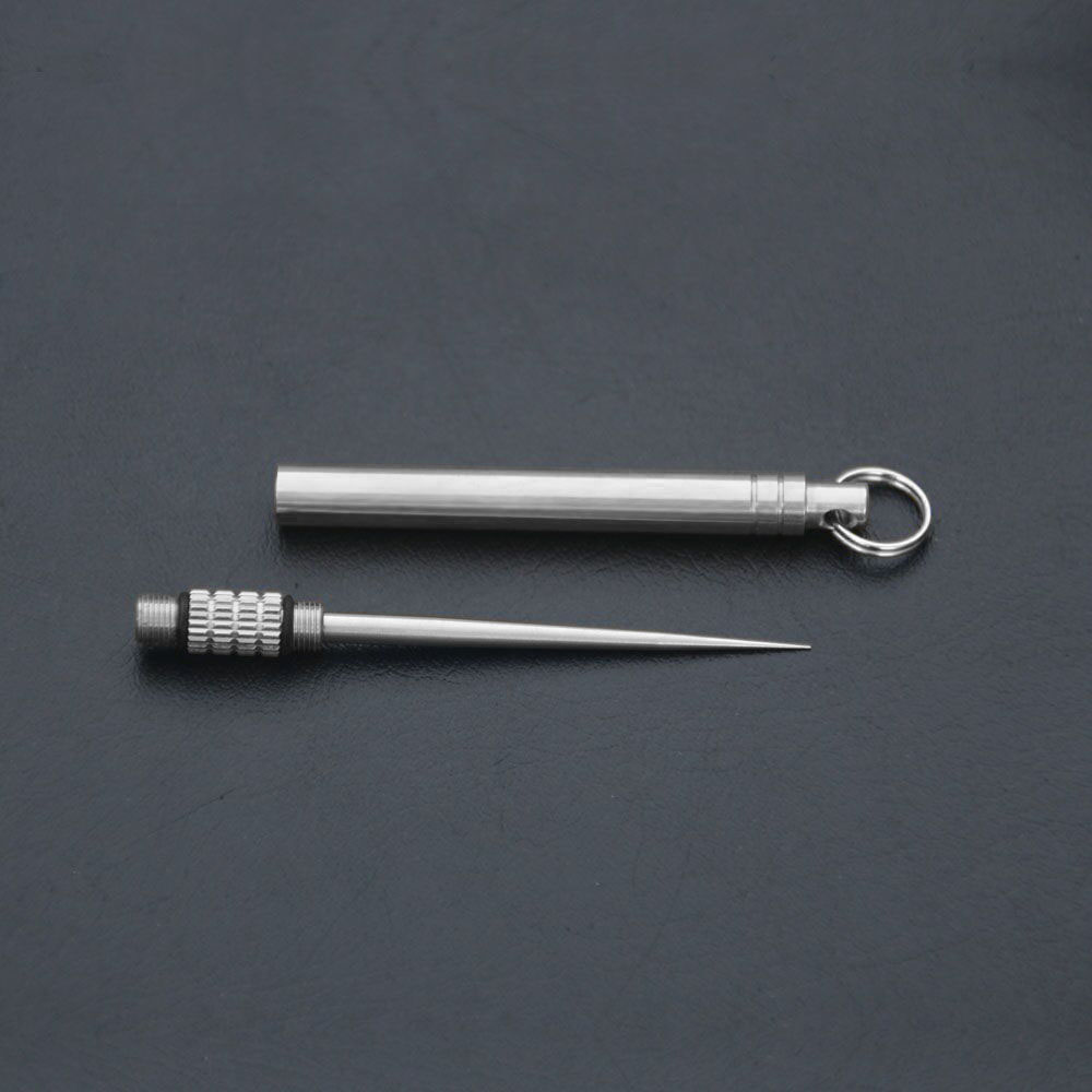 Titanium outdoor edc portable  - Dental Floss Picks 评论和价格