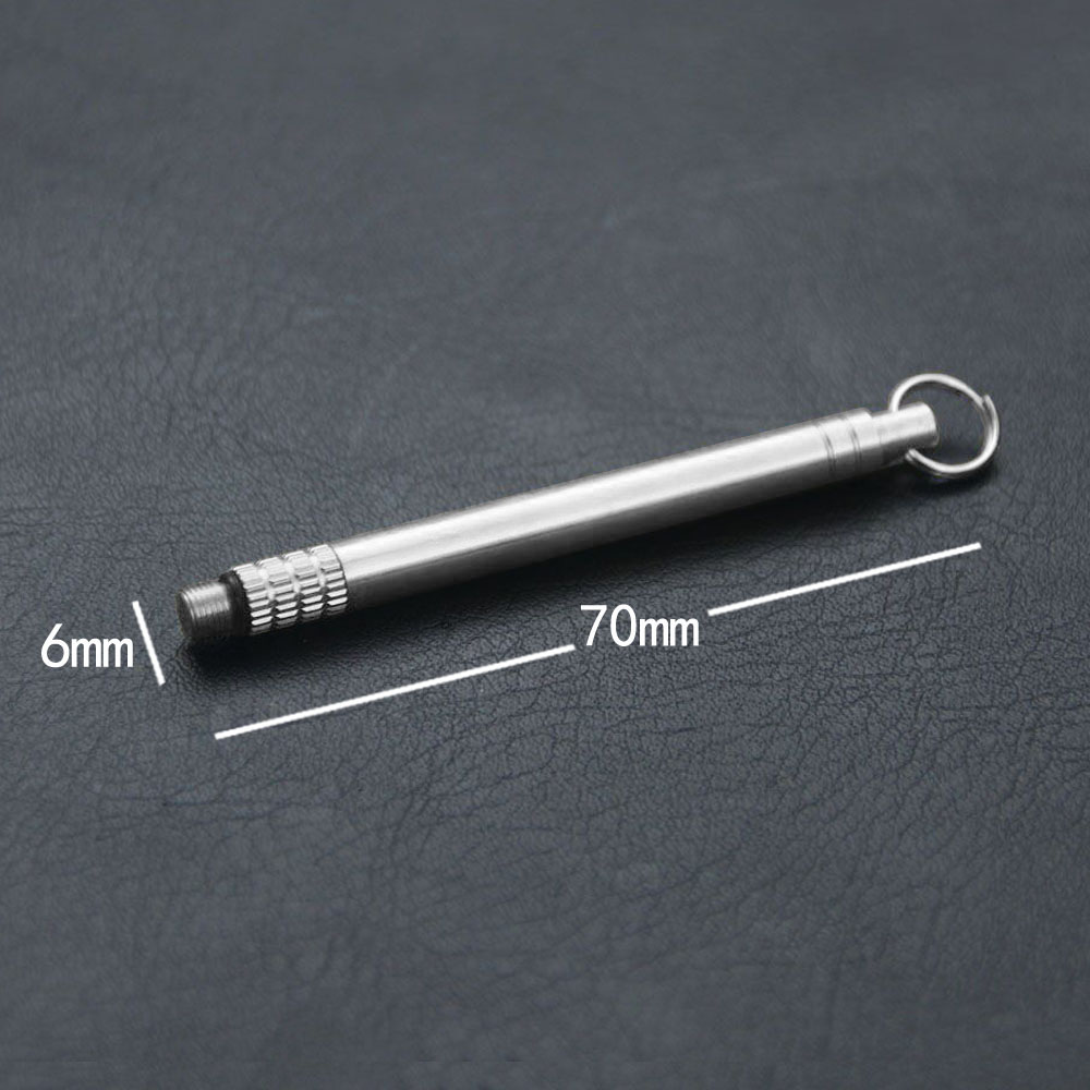 Titanium outdoor edc portable  - Dental Floss Picks 评论和价格