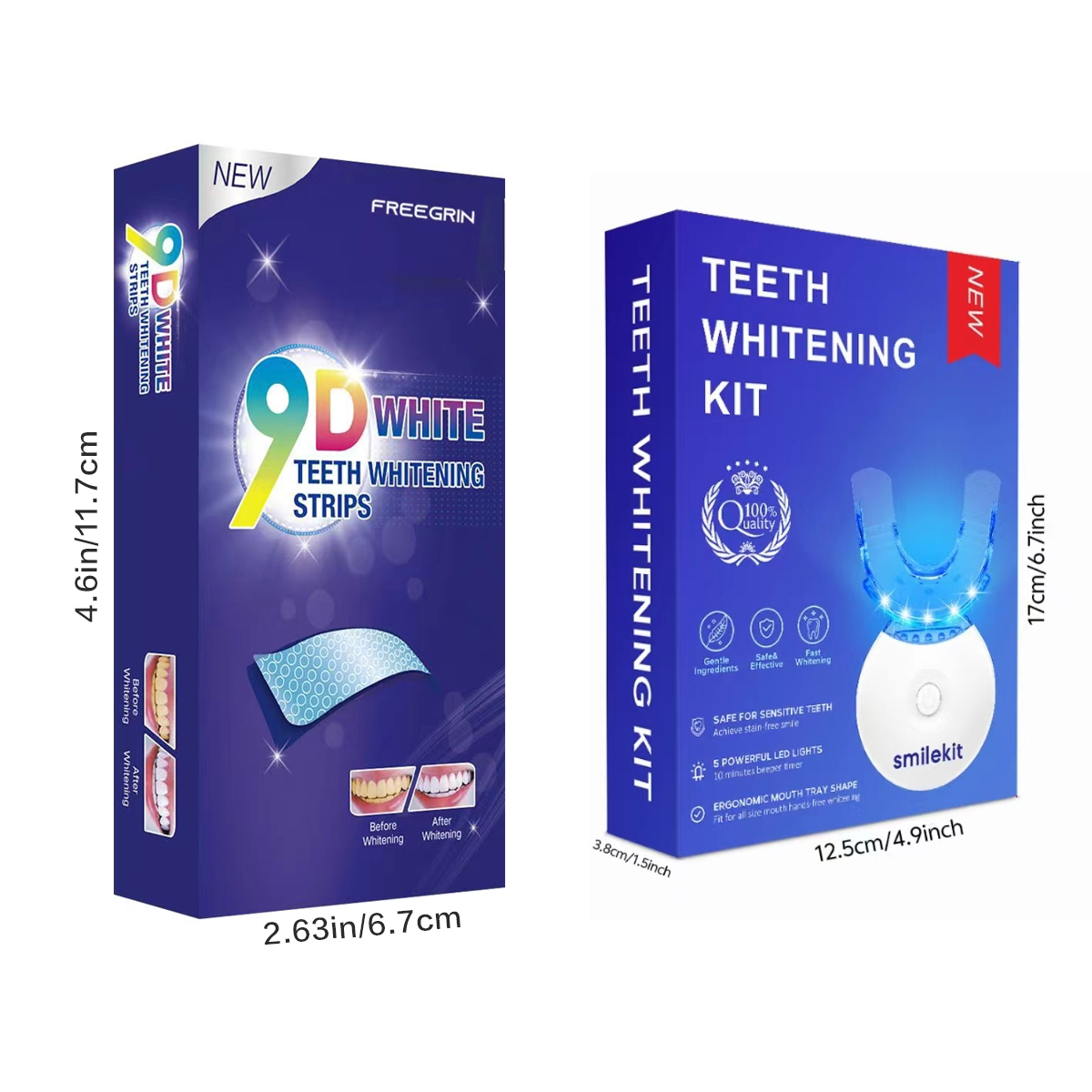 Teeth Whitening Kit - 5X LED L - Teeth Whitening Kit At Home 评论和价格