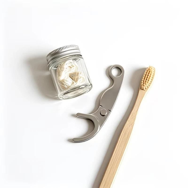 Stainless Steel Dental Floss H - Dental Floss Picks 评论和价格