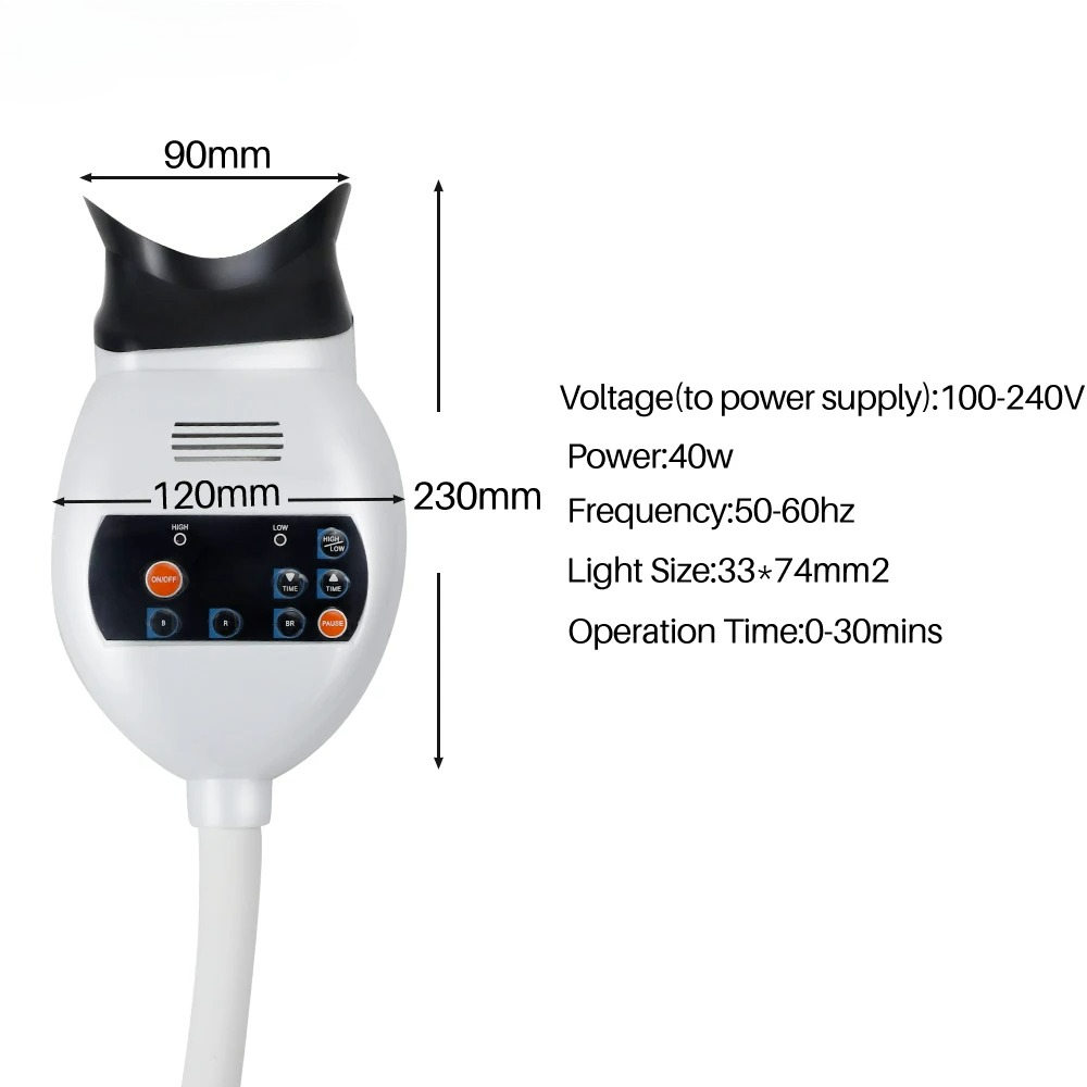 Adjustable 3 Colors LED Teeth  - Teeth Whitening/Bleaching 评论和价格