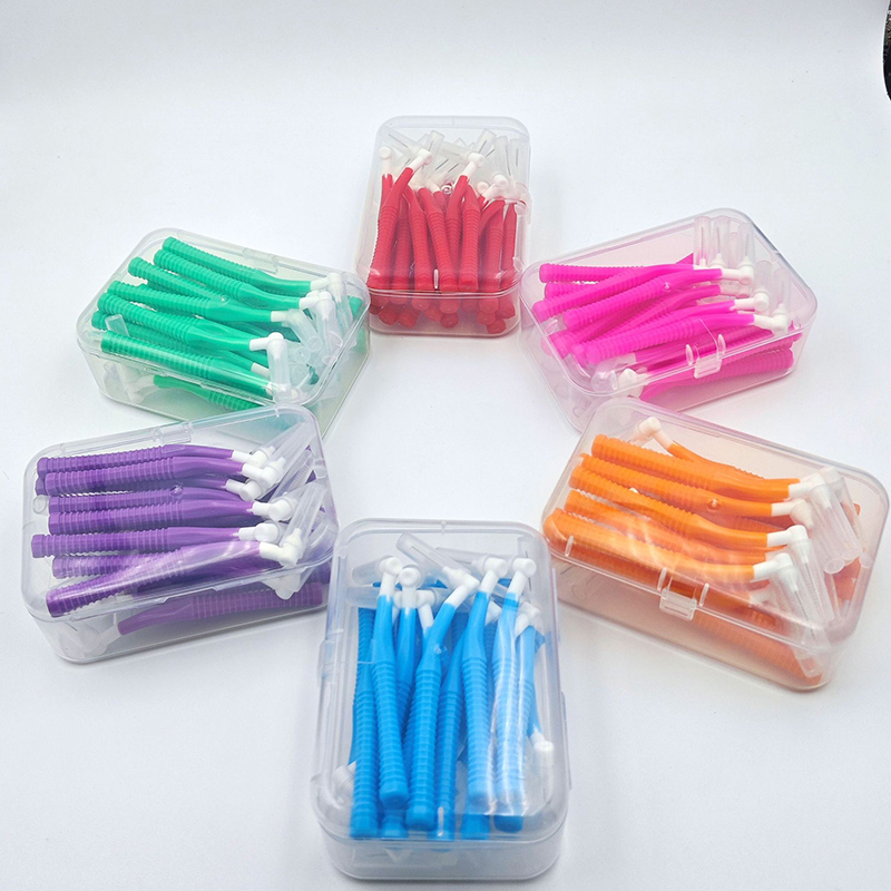 20pcs L Shape Toothbrush Inter - Dental Floss Picks 评论和价格