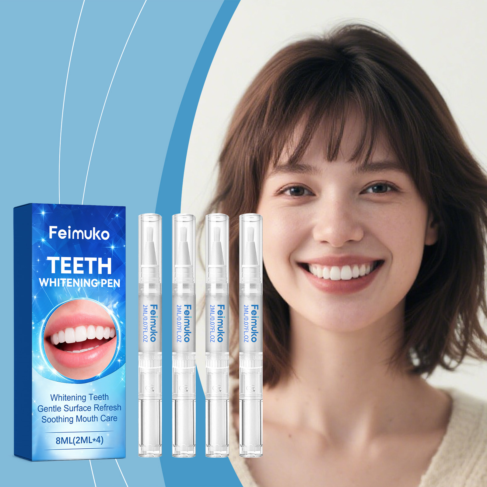 4pcs Teeth Whitening Gel Pen R - Teeth Whitening Bleaching Kit 评论和价格