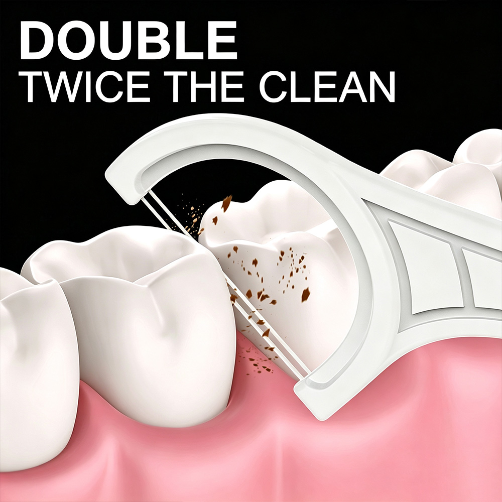Portable Double Dental Floss P - Dental Floss Picks 评论和价格