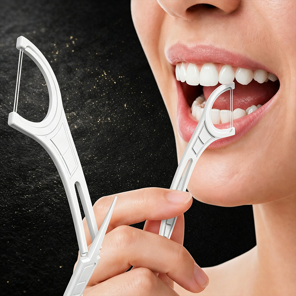 Portable Double Dental Floss P - Dental Floss Picks 评论和价格