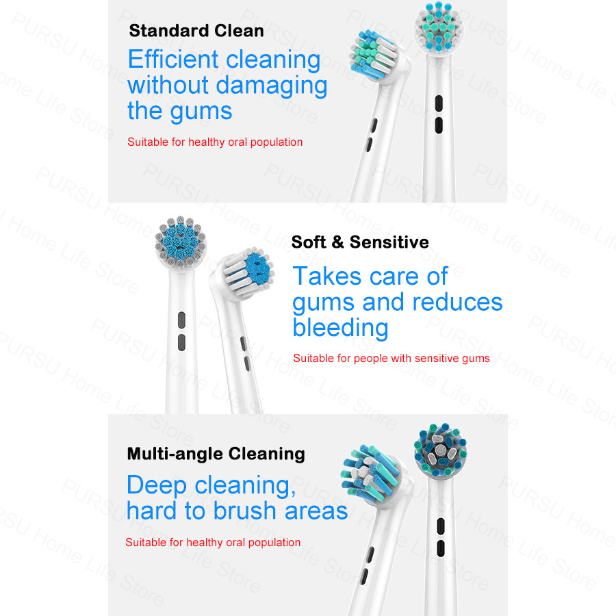 8/16Pcs Electric Toothbrush He - Teeth Whitening Machine Professional 评论和价格